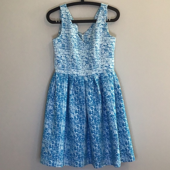 BNWOT Ladies 8 CK No Iron Turquoise Dress - Picture 1 of 2